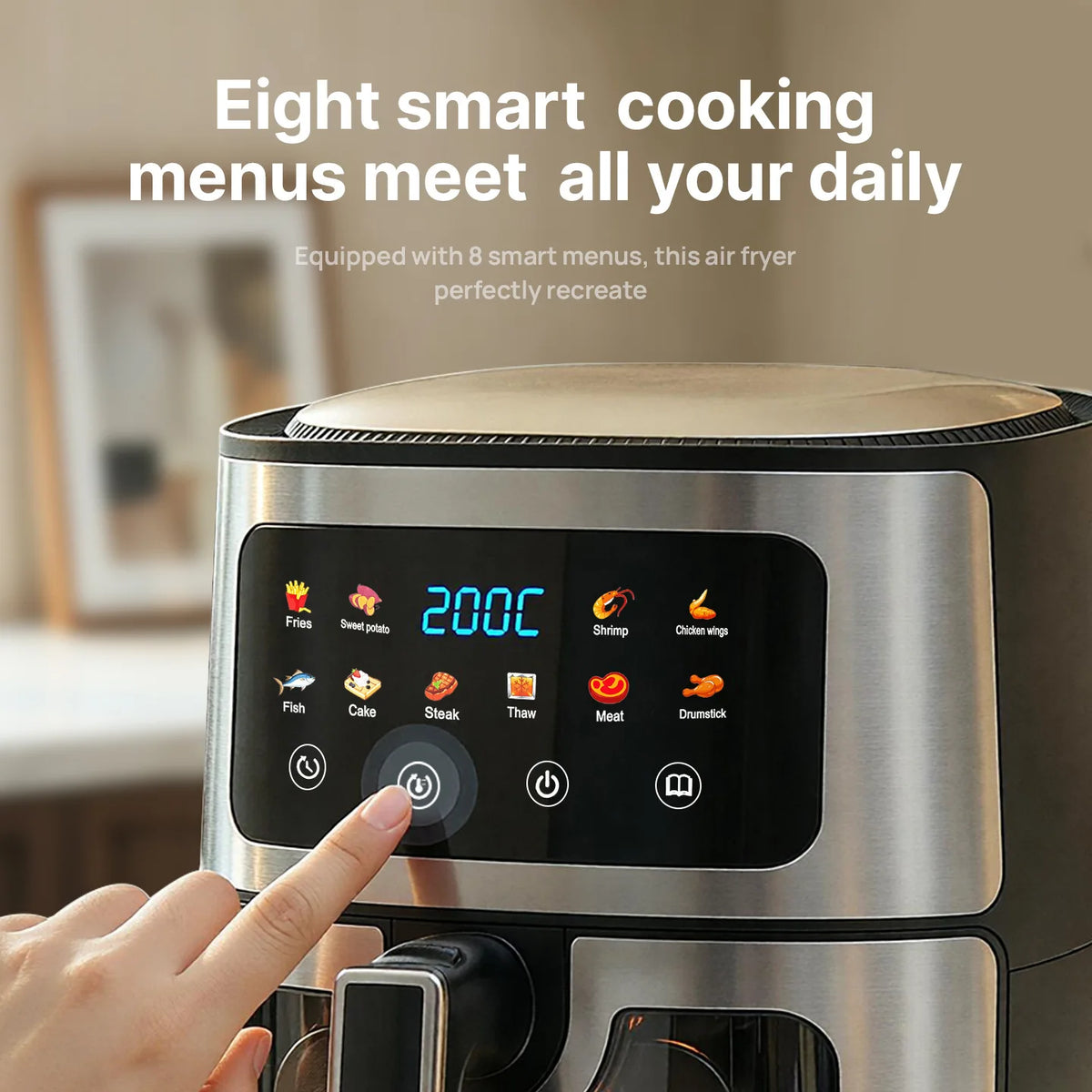 8L Air Fryer. / Freidora de Aire 8L