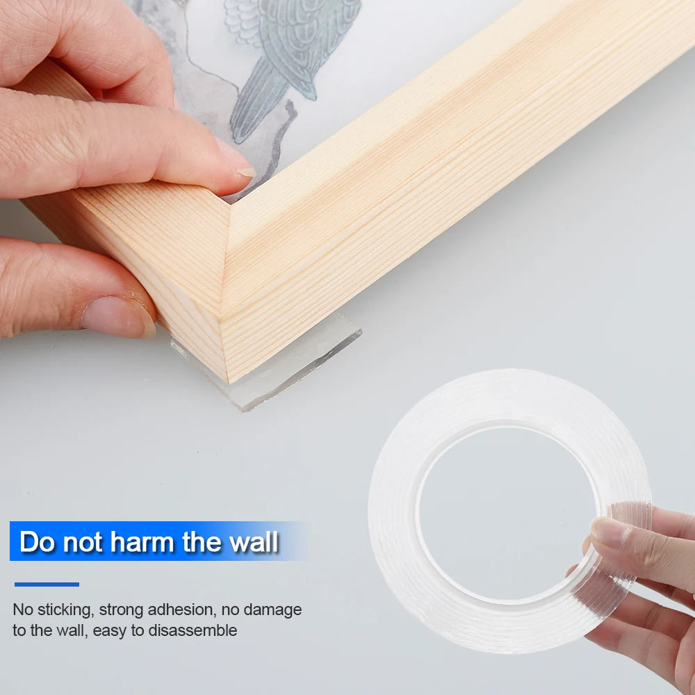 1/3/5M Double Sided Tape Transparent Acrylic / doble sinta de 1 / 3 y 5 metros