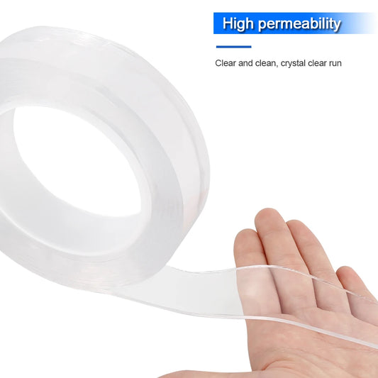 1/3/5M Double Sided Tape Transparent Acrylic / doble sinta de 1 / 3 y 5 metros