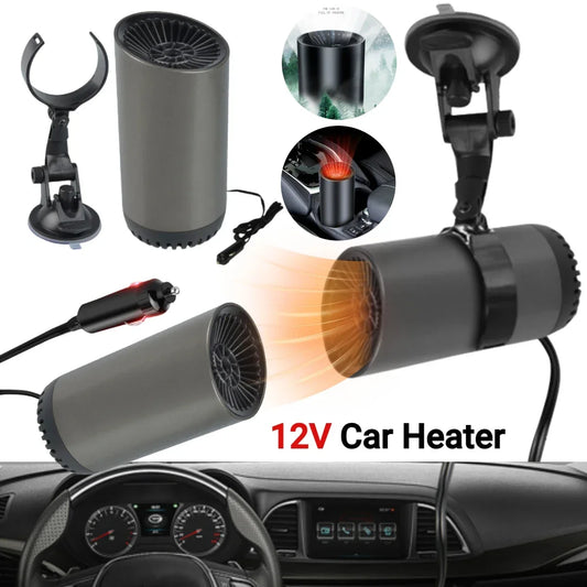 12V Car Heater Demister Defogger Practical Window Windshield Defogging Defrosting Heater Heating Cooling Fan Auto Accessories / calentador para parabrisas para autos
