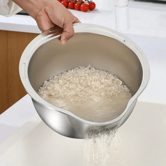 Rice and Pasta Strainer. / Escurridor para Arroz y Pastas