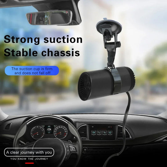 12V Car Heater Demister Defogger Practical Window Windshield Defogging Defrosting Heater Heating Cooling Fan Auto Accessories / calentador para parabrisas para autos