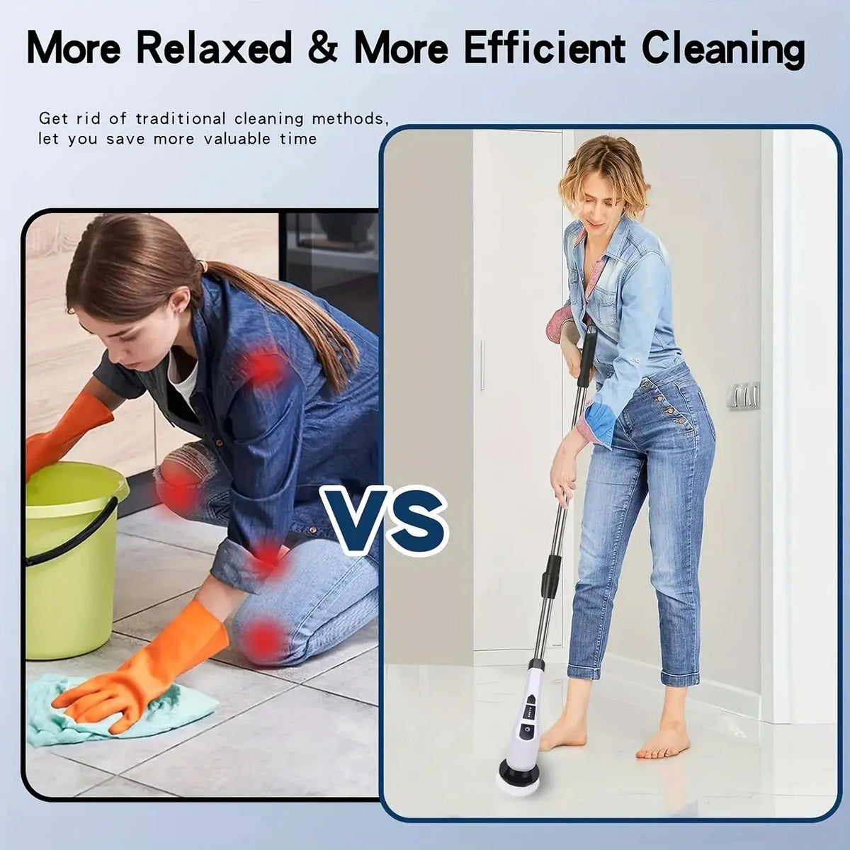 Electric Cleaning Brush / Cepillo de limpieza eléctrico